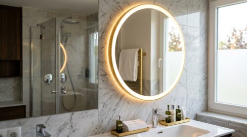 erleben sie, wie ein einfaches badezimmer durch ein unverzichtbares deko-detail in eine luxuriöse hotelsuite verwandelt wird – inspiration für ihr zuhause.