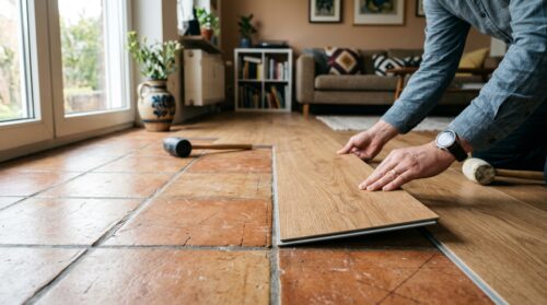 veraltete fliesen? entdecken sie ein einfach zu verlegendes bodenbelag-update, das ihr zuhause im handumdrehen modernisiert – schnell, stilvoll und ohne großen aufwand!