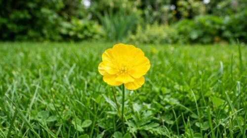 erfahren sie, warum zu frühes rasenmähen ihrem rasen schadet und wie ihnen eine gelbe gartenblume den optimalen zeitpunkt für den ersten schnitt anzeigt.