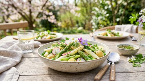 Dieser Spargelsalat verbindet knackige Frühlingsaromen perfekt