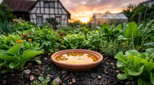 entdecken sie, wie mein nachbar abends einen bier-teller in seinen gemüsegarten stellt und morgens keine schnecke mehr zu sehen ist – ein einfacher und effektiver trick gegen schnecken.
