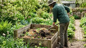 Gärtner zeigt, wie Sie mit traditioneller Methode kostenlos Gartenerde herstellen