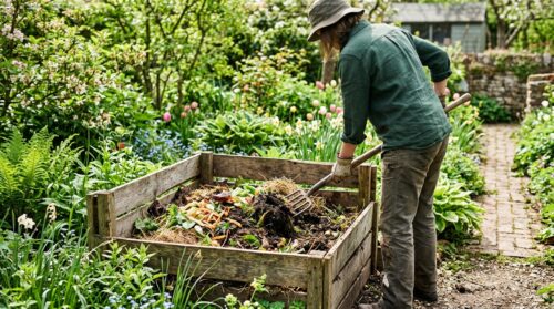 Gärtner zeigt, wie Sie mit traditioneller Methode kostenlos Gartenerde herstellen